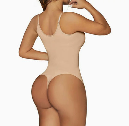 V-Neck Thong Seamless Bodysuit - Perfect Silhouette Fast!