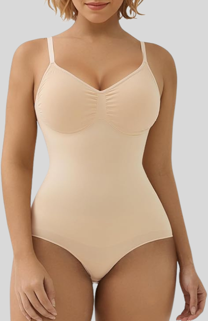 V-Neck Thong Seamless Bodysuit - Perfect Silhouette Fast!