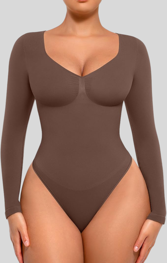 Long Sleeve Ruched Bodysuit - Flaunt Your Curves!