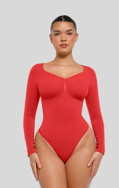Long Sleeve Ruched Bodysuit - Flaunt Your Curves!